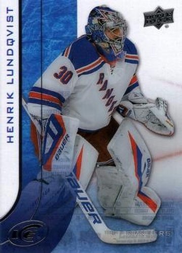#42 - Henrik Lundqvist - New York Rangers - 2015-16 Upper Deck Ice Hockey