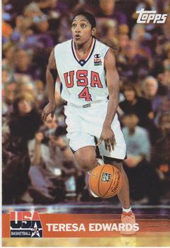 #42 Teresa Edwards - USA - 2000 Topps Team USA Basketball