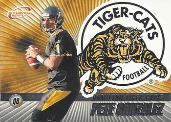 #42 Pete Gonzalez - Hamilton Tiger-Cats - 2003 Pacific Atomic CFL Football