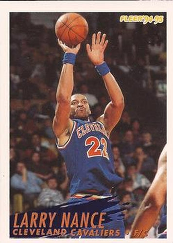 #42 Larry Nance - Cleveland Cavaliers - 1994-95 Fleer Basketball
