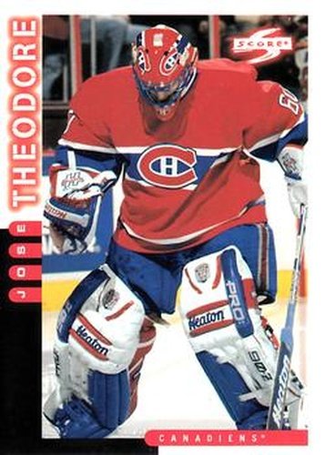 #42 Jose Theodore - Montreal Canadiens - 1997-98 Score Hockey