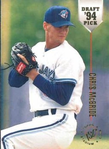 #42 Chris McBride - Toronto Blue Jays - 1994 Stadium Club Draft Picks Baseball