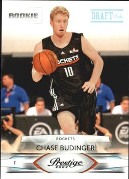 #192 Chase Budinger - Houston Rockets - 2009-10 Panini Prestige - Draft Picks Light Blue Basketball