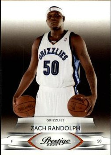 #42 Zach Randolph - Memphis Grizzlies - 2009-10 Panini Prestige Basketball