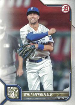 #42 Whit Merrifield - Kansas City Royals - 2022 Bowman Baseball