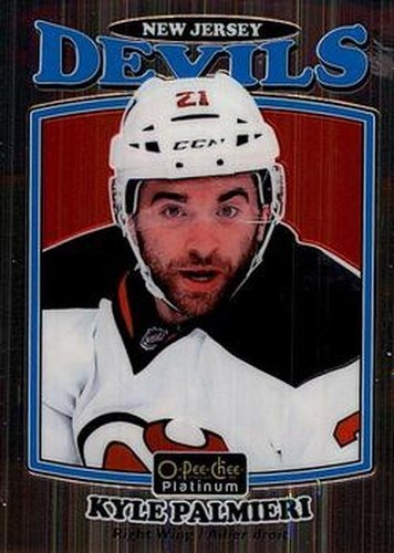 #R-42 Kyle Palmieri - New Jersey Devils - 2016-17 O-Pee-Chee Platinum - Retro Hockey