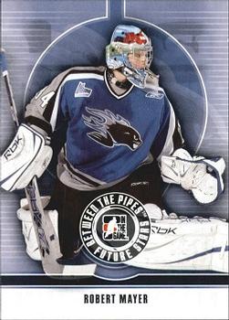 #42 Robert Mayer - Saint John Sea Dogs - 2008-09 In The Game Between The Pipes Hockey