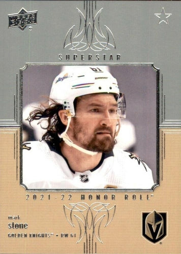 #HR-42 Mark Stone - Vegas Golden Knights - 2021-22 Upper Deck - Honor Roll Hockey