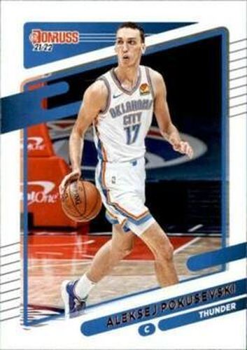 #42 Aleksej Pokusevski - Oklahoma City Thunder - 2021-22 Donruss Basketball