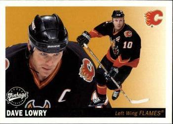 #42 Dave Lowry - Calgary Flames - 2002-03 Upper Deck Vintage Hockey