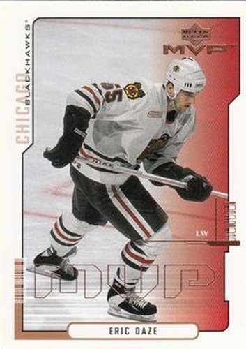 #42 Eric Daze - Chicago Blackhawks - 2000-01 Upper Deck MVP Hockey