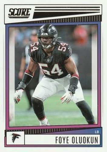 #42 Foye Oluokun - Atlanta Falcons - 2022 Score Football