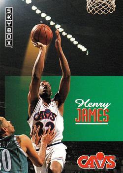 #42 Henry James - Cleveland Cavaliers - 1992-93 SkyBox Basketball