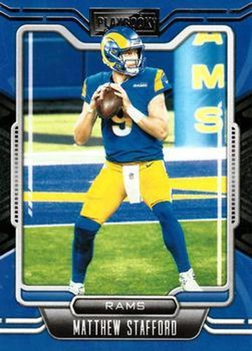 #42 Matthew Stafford - Los Angeles Rams - 2021 Panini Playbook Football