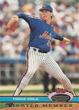 #NNO42a Frank Viola - New York Mets - 1991 Stadium Club Charter Member