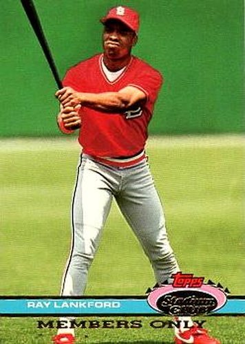 #NNO Ray Lankford - St. Louis Cardinals - 1991 Stadium Club Members Only