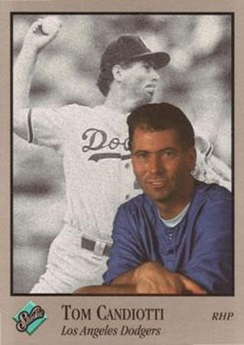 #42 Tom Candiotti - Los Angeles Dodgers - 1992 Studio Baseball