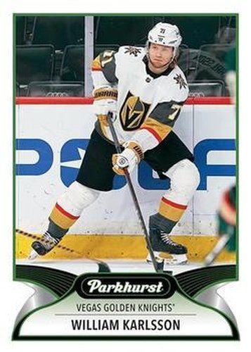 #42 William Karlsson - Vegas Golden Knights - 2021-22 Parkhurst Hockey