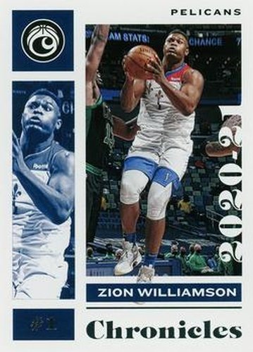 #42 Zion Williamson - New Orleans Pelicans - 2020-21 Panini Chronicles Basketball