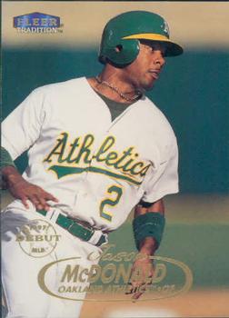 #42 Jason McDonald - Oakland Athletics - 1998 Fleer Tradition Baseball