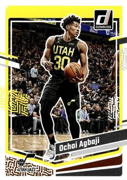 #42 Ochai Agbaji - Utah Jazz - 2023-24 Donruss Basketball