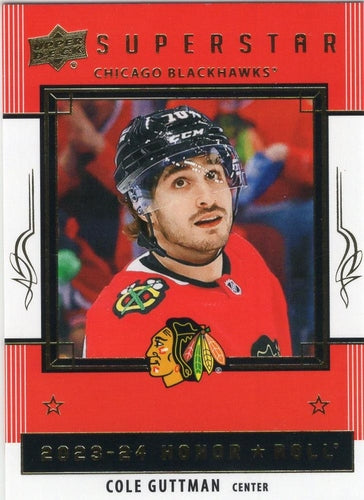 #HR42 Cole Guttman - Chicago Blackhawks - 2023-24 Upper Deck - Honor Roll Hockey