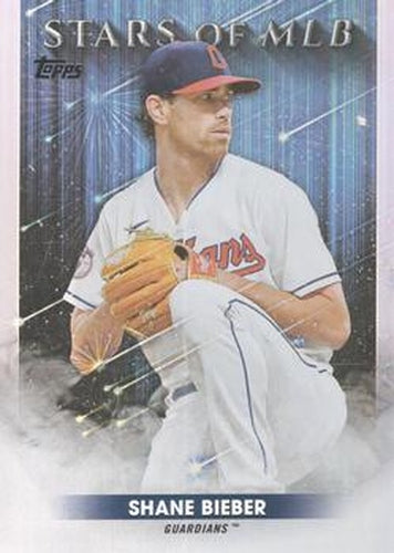 #SMLB-42 Shane Bieber - Cleveland Guardians - 2022 Topps - Stars of MLB Baseball