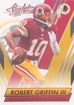 #42 Robert Griffin III - Washington Redskins - 2014 Panini Absolute - Red Football