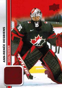 #42 Ann-Renee Desbiens - Canada - 2023 Upper Deck Team Canada Juniors - Red Foil Hockey