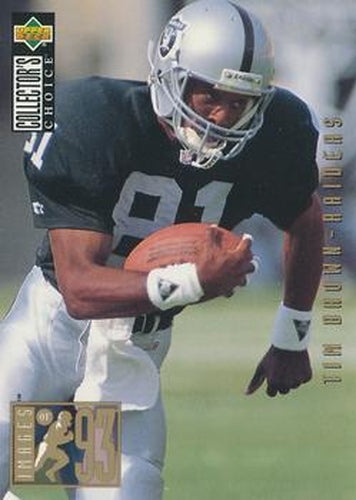 #42 Tim Brown - Los Angeles Raiders - 1994 Collector's Choice Football