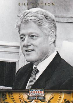 #42 Bill Clinton - 2012 Panini Americana Heroes & Legends