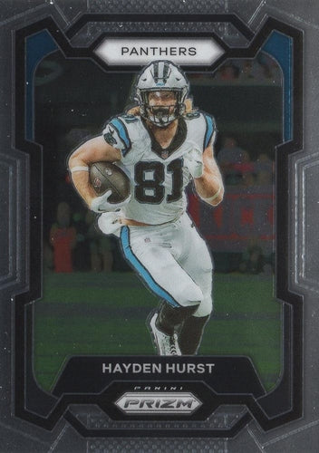 #42 Hayden Hurst - Carolina Panthers - 2023 Panini Prizm Football