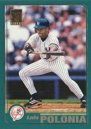 #42 Luis Polonia - New York Yankees - 2001 Topps Baseball