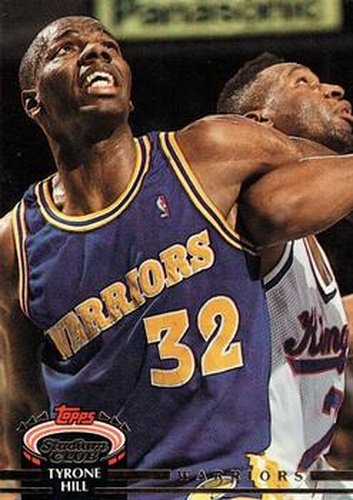 #42 Tyrone Hill - Golden State Warriors - 1992-93 Stadium Club Basketball