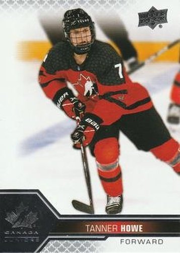 #42 Tanner Howe - Canada - 2022-23 Upper Deck Team Canada Juniors Hockey