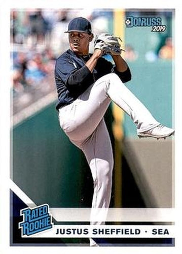 #42 Justus Sheffield - Seattle Mariners - 2019 Donruss Baseball