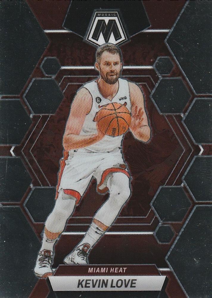 #42 Kevin Love - Miami Heat - 2022-23 Panini Mosaic Basketball