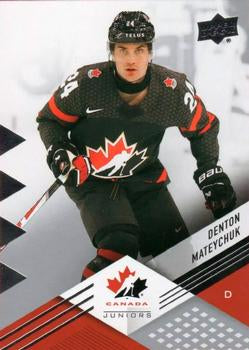 #42 Denton Mateychuk - Canada - 2024 Upper Deck Team Canada Juniors Hockey