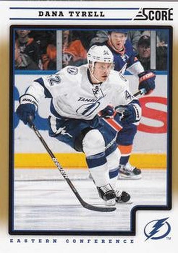 #430 Dana Tyrell - Tampa Bay Lightning - 2012-13 Score - Gold Rush Hockey