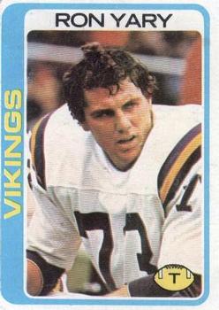 #430 Ron Yary - Minnesota Vikings - 1978 Topps Football
