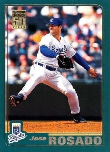 #430 Jose Rosado - Kansas City Royals - 2001 Topps Baseball