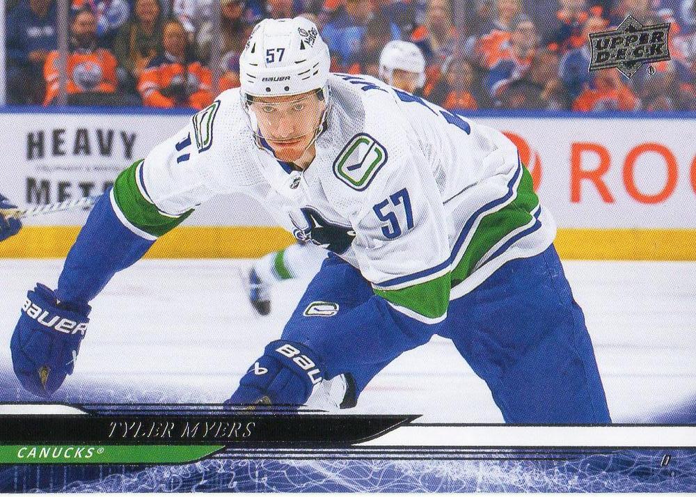 #430 Tyler Myers - Vancouver Canucks - 2024-25 Upper Deck Hockey