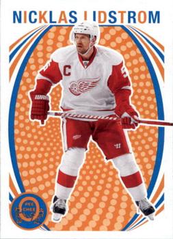 #430 Nicklas Lidstrom - Detroit Red Wings - 2013-14 O-Pee-Chee - Retro Hockey