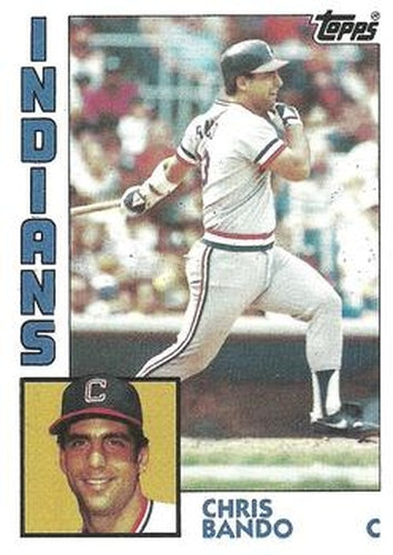 #431 Chris Bando - Cleveland Indians - 1984 Topps Baseball