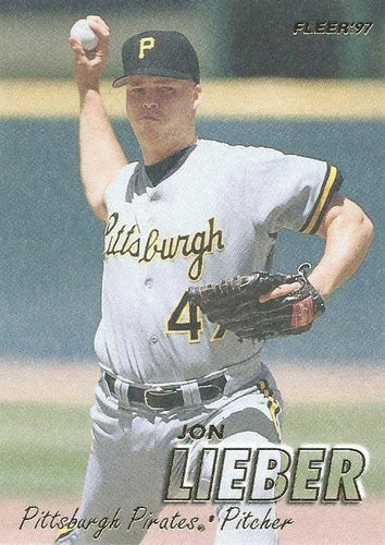 #431 Jon Lieber - Pittsburgh Pirates - 1997 Fleer Baseball