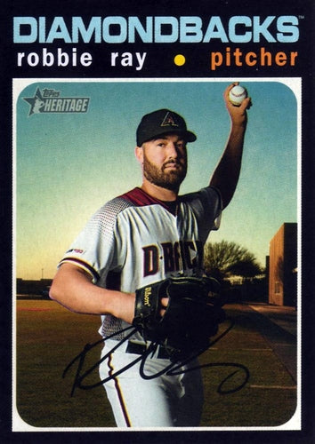 #431 Robbie Ray - Arizona Diamondbacks - 2020 Topps Heritage Baseball