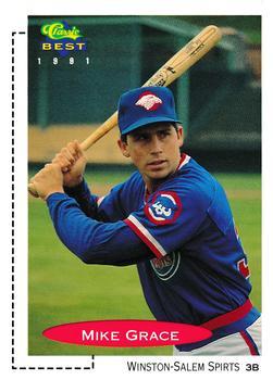#431 Mike Grace - Winston-Salem Spirits - 1991 Classic Best Baseball