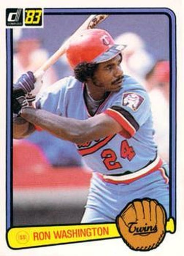 #431 Ron Washington - Minnesota Twins - 1983 Donruss Baseball