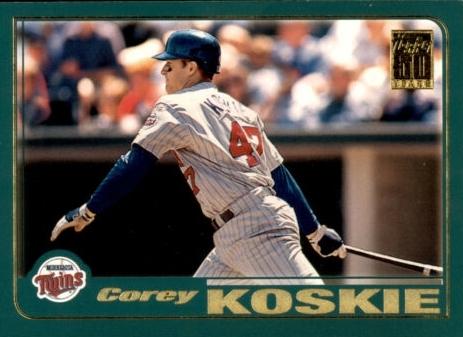 #432 Corey Koskie - Minnesota Twins - 2001 Topps Baseball