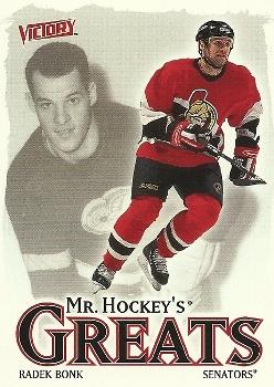 #432 Radek Bonk - Ottawa Senators - 2001-02 Upper Deck Victory Hockey